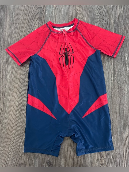 Spiderman Other - Spider-Man Boys rashguard swim suit size 5